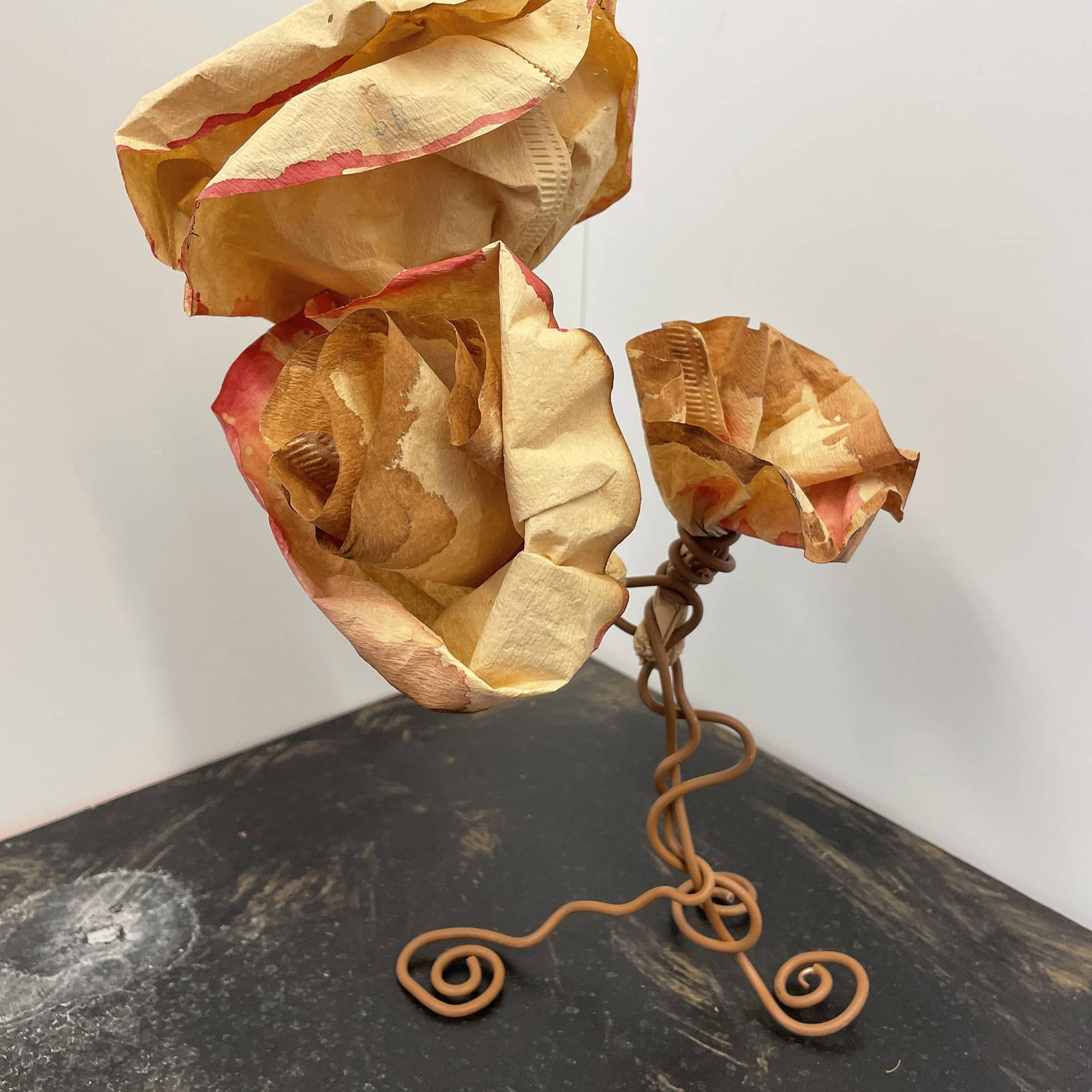 Expositie: Used coffee filter mail art project @ NO ART FASHION