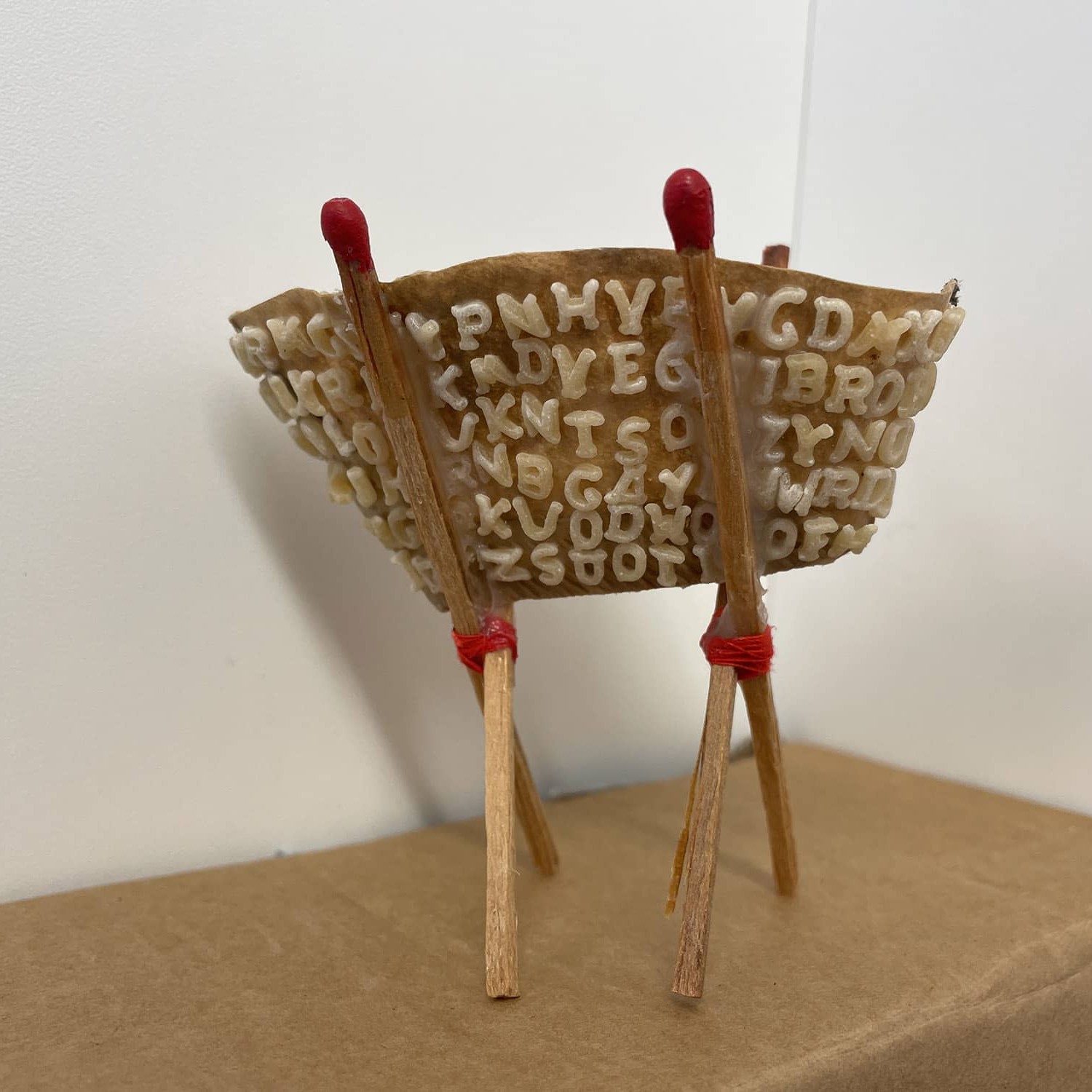 Expositie: Used coffee filter mail art project @ NO ART FASHION